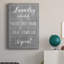 Laundry Laundry - Art textuel sur toile tendue-1760728236