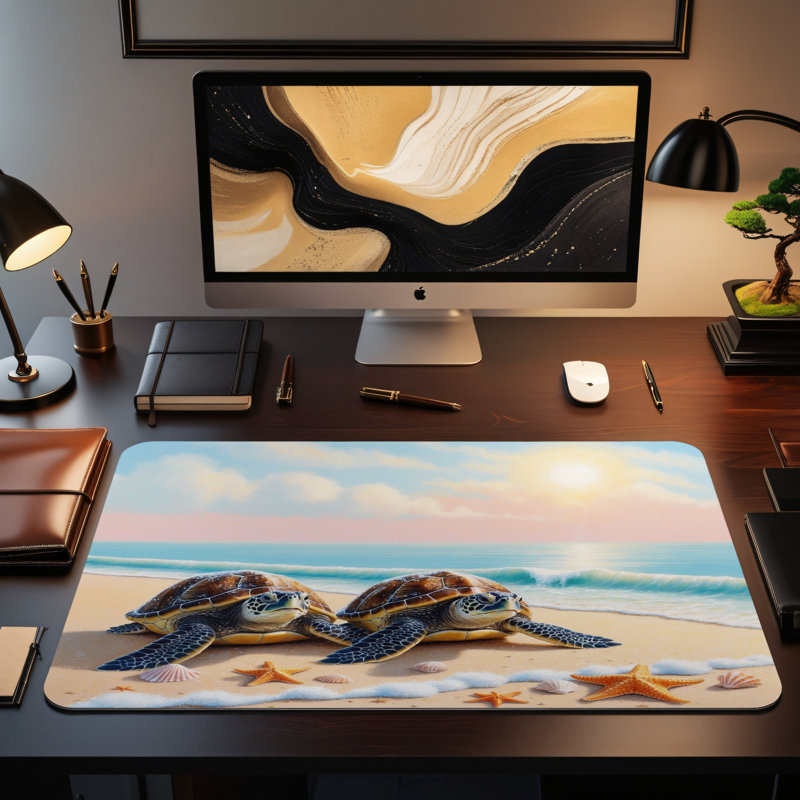 Polyester Desk Pad, 31.5x15.5