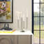 Bougeoir de table en acier inoxydable Bianca