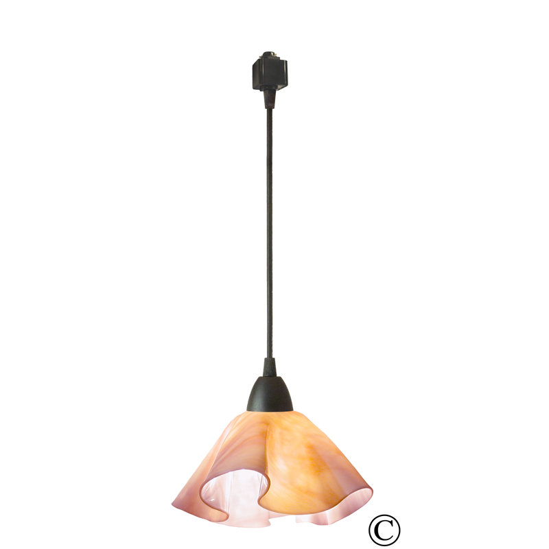 Luminaire suspendu Dale, Grand, Noir, Rose bisque