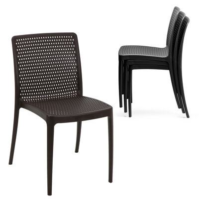 Tramontina Isabelle Ocean Stackable Sustainable Dining Chairs – Stylish Seating from the Ocean +Clean Collection