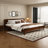 PINE SOLID WOOD BED, SOLID AND STABLE, NO BOX SPRING NEEDED-1177965465-1177965464