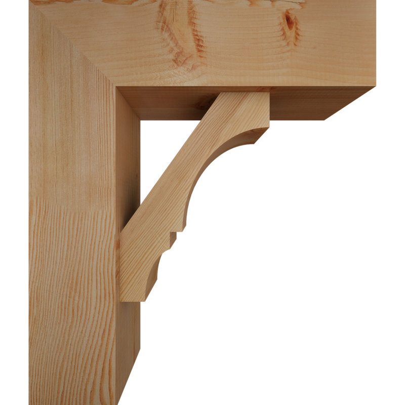 Support à blocs l 7 1/2 po x P 22 po x H 26 po avec support décalé, sapin Douglas, 26 x 22, Sapin Douglas de l 7 1/2 (lisse)