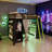 Space-Saving Full Size Wood Loft Bed with Built-In Desk, Wardrobe, Shelves, Blackout Curtains & APP-Controlled RGB Lights-842696756