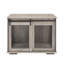 Cage pour chien de ferme avec porte de grange coulissante-863226599