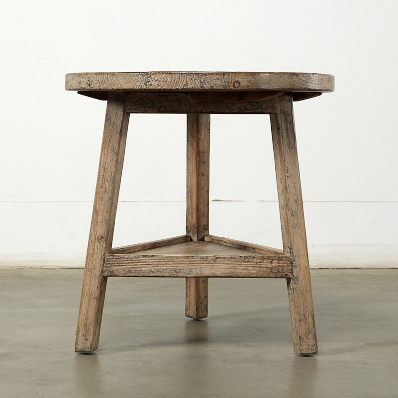 25.5 in. Solid Wood Console Table, Natural Wood