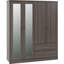 Langley Lisbon 4 Door Wardrobe-206846051