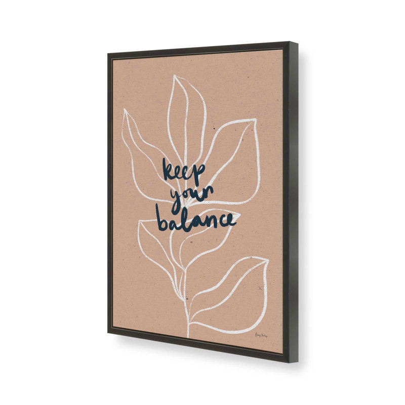 «Confident Blooms I Print», H 15 po x l 12 po, Noir satiné