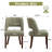 Upholstered Solid Wood Dining Side Chair-1558401748
