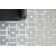 Metro Velvet Geometric Area Rug in Silver