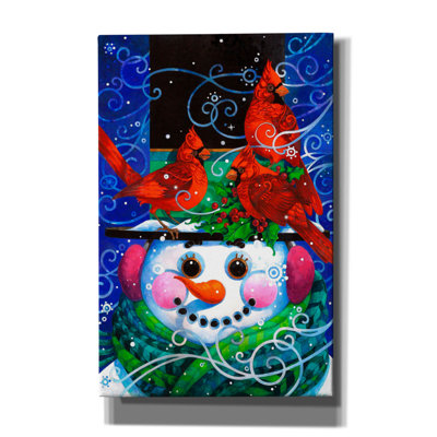 «The Snowy Night» par David Galchutt, art mural sur toile