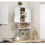 Armoire de salle de bain murale 25 po avec 2 portes et porte-serviettes H 25 po x l 19,3 po