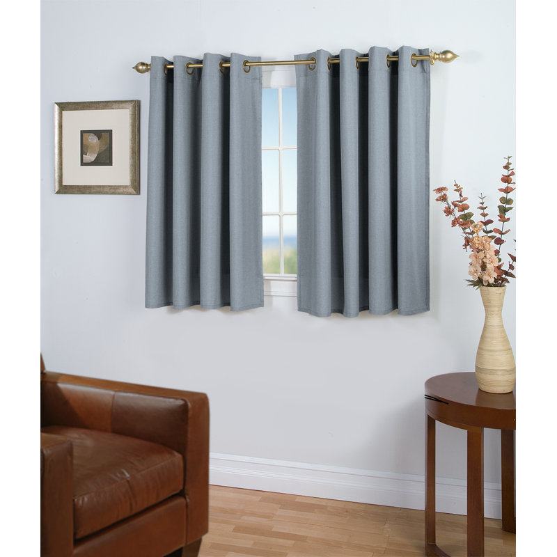 Room Darkening Curtain Single Panel, Cornflower Blue, 56" W x 45" L