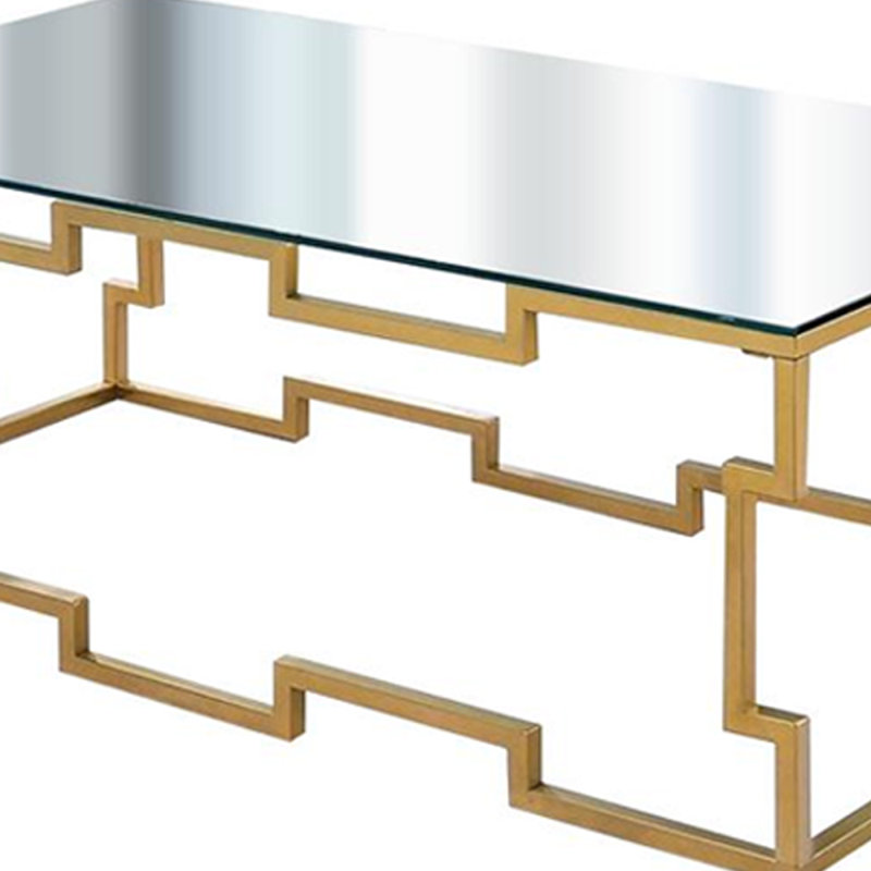 Romine Glass Top Coffee Table