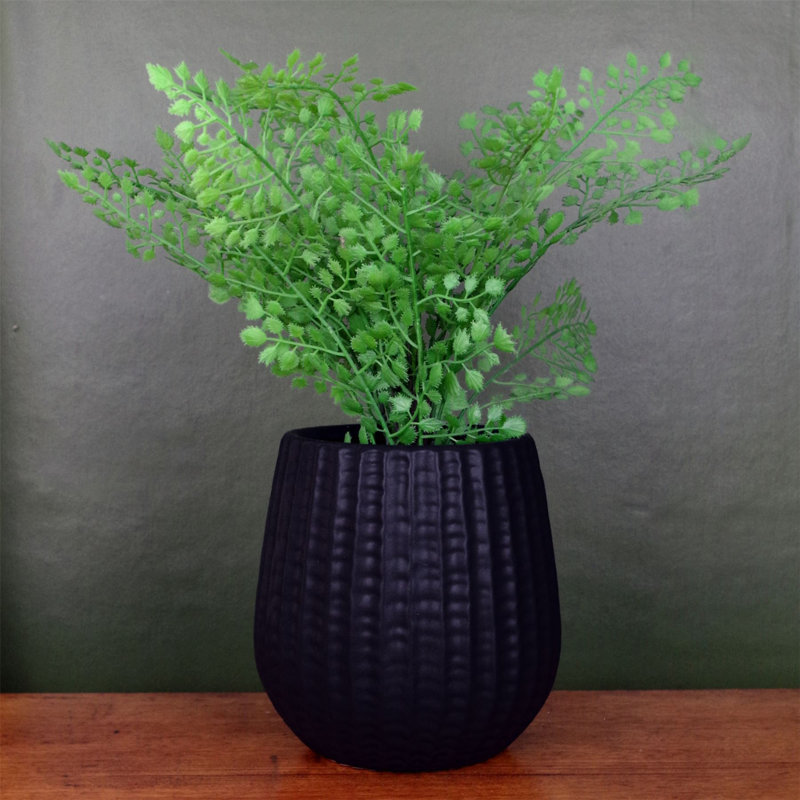 Ceramic Cachepot, Black