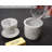 RSVP International 0.125 Quarts Marble Pot Set