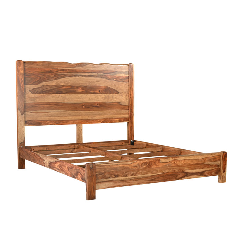 Chaliyah Solid Wood Standard Bed, Natural, King