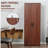 HOMCOM 63" 2-Door Kitchen Pantry, Freestanding Storage Cabinet with 5-tier Shelving and 2 Adjustable Shelves for Dining Room, Brown-129381925