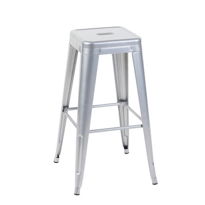 Backless Metal Bar Stools, 30 Inch Counter Height, Of 4, Detachable, Space, Easy To Assemble For Kitchen Island, Bar, , Dining Room, High Load Capacity & Stable Base Assembly, Space Rustproof Clean