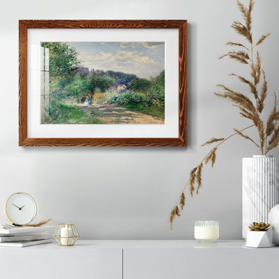 " A Road In Louveciennes " Painting Print