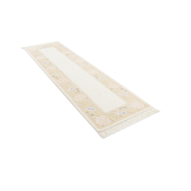 Tapis de couloir beige Jacinto