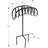 Steel Stand Hose Holder