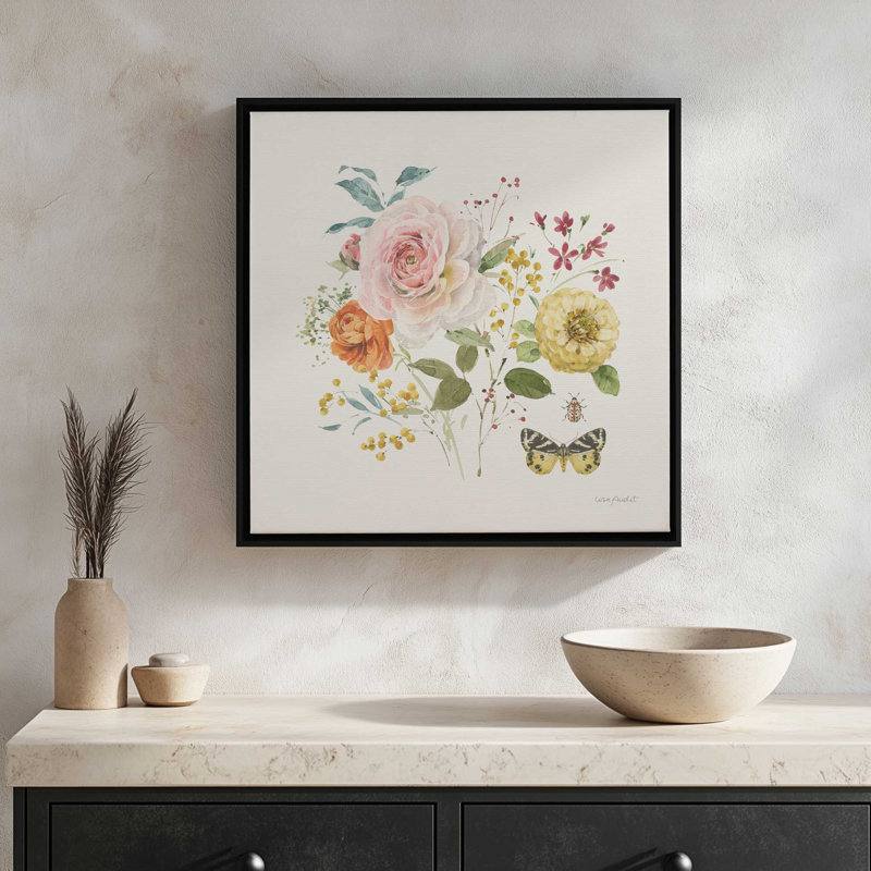 Impression sur toile Summe, Brun, Impression encadrée sans passe-partout, H 31,5 po x l 31,5 po