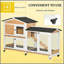 Cage pour animaux, clapier mobile en bois