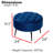BirdRock Home Tufted Round Ottoman