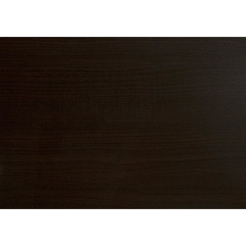 Table d'appoint, en forme de C, bout, côté, collation, tiroir de rangement, salon, chambre à coucher, stratifié brun, métal doré, contemporain, moderne