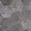 Carreau de porcelaine pour plancher et mur d'aspect béton de 9,13 po x 10,51 po Mandalay Hex (8,07 pieds carrés / caisse)-70773857