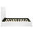 Dulcey White Upholstered Full Platform Bed