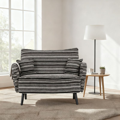 Fauteuil d'appoint rembourré Mid-Century
