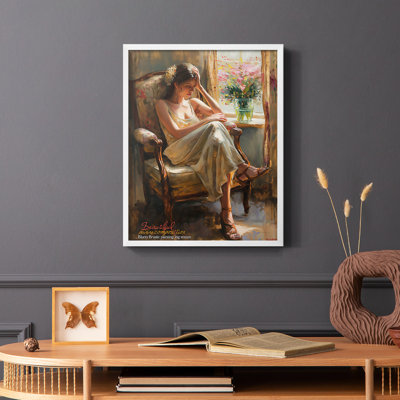WOMEN Series CCCXXXIII  -Premium Framed Print -Ready to Hang - No Nails Required