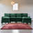 106" U Shaped Sectional Sofa Set with Storage Ottoman & USB Ports, Modular Cloud Couch with Chaise Lounge & Pillows-531142187