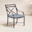 Chaise avec accoudoirs en aluminium Monaco - Gris ardoise-2011282314-1879823908-2011277705