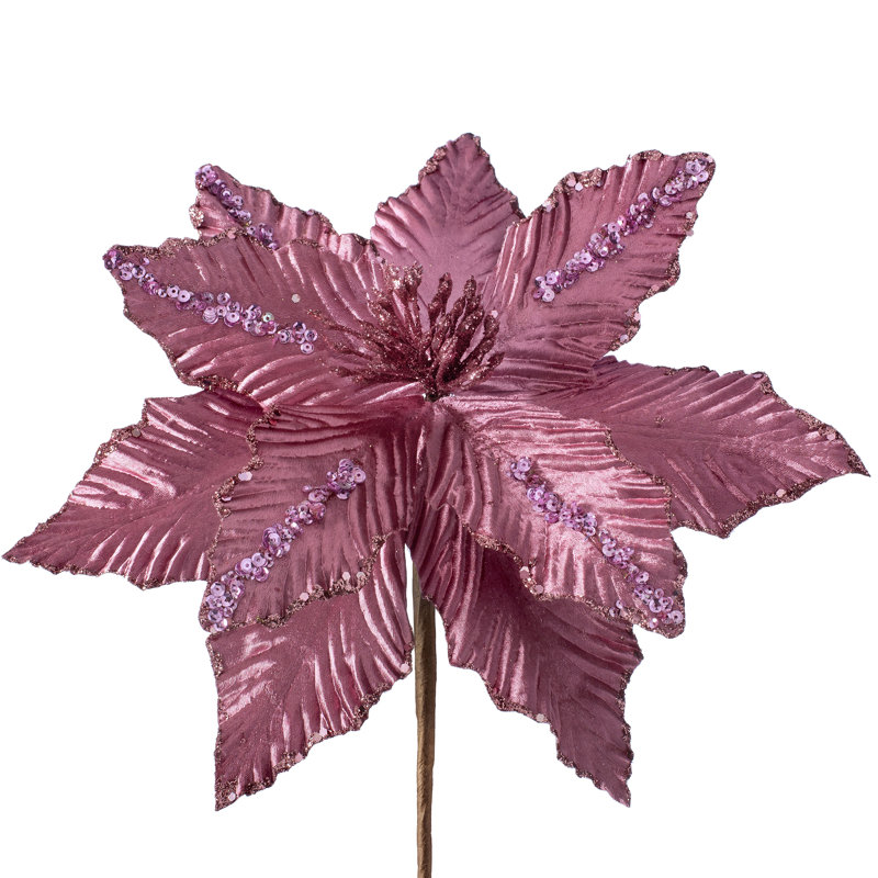 Fabric Poinsettia Arrangement