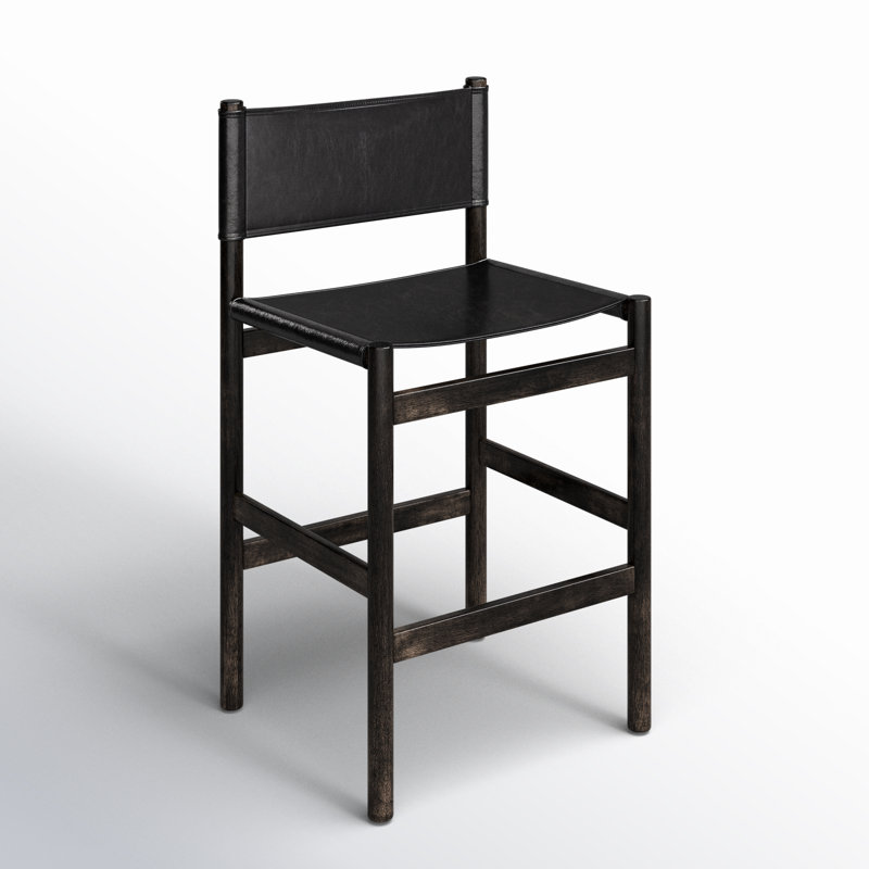 Tabouret Matisse, Tabouret de bar (siège d'une hauteur de 30,5 po), Noir, noir, noir, noir, Noir, noir, noir, noir