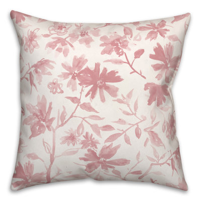  Coussin décoratif floral intérieur / extérieur en polyester