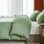 Housse de couette grand format vert avec fermeture à glissière Kakijumn-113693375-113693373