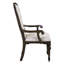 Chaise avec accoudoirs rembourrée Dillmon