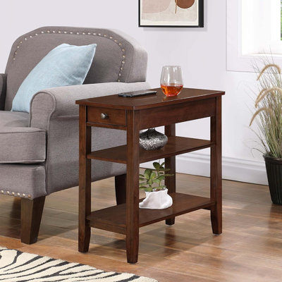 Carbin End Table with Drawer and Shelves