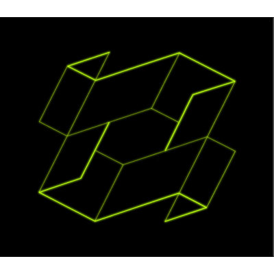 Box Geometric " Box Geometric Green - Black;Box Geometric Green - Black "