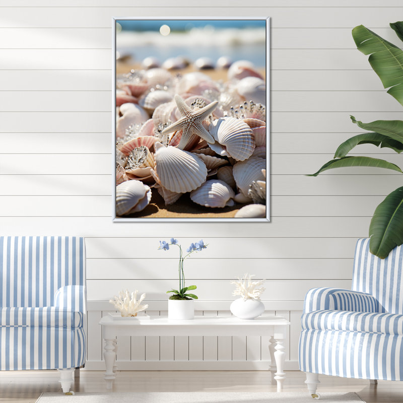 Animaux, art mural, salon, H 40 po x l 30 po x P 1,5 po, Cadre flottant blanc