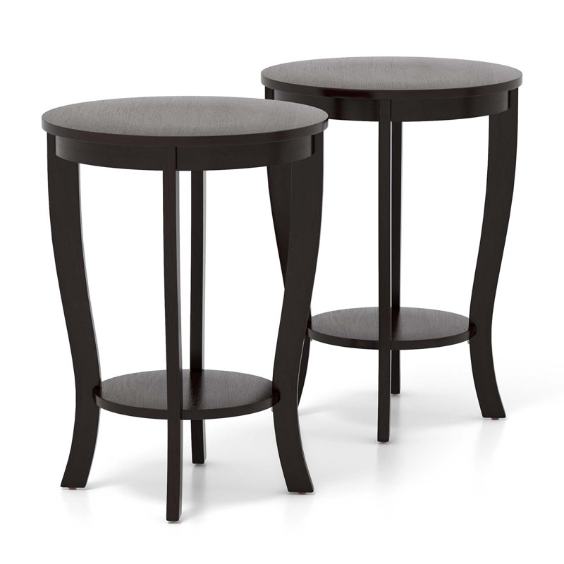 Lashawanda End Table Set, Espresso