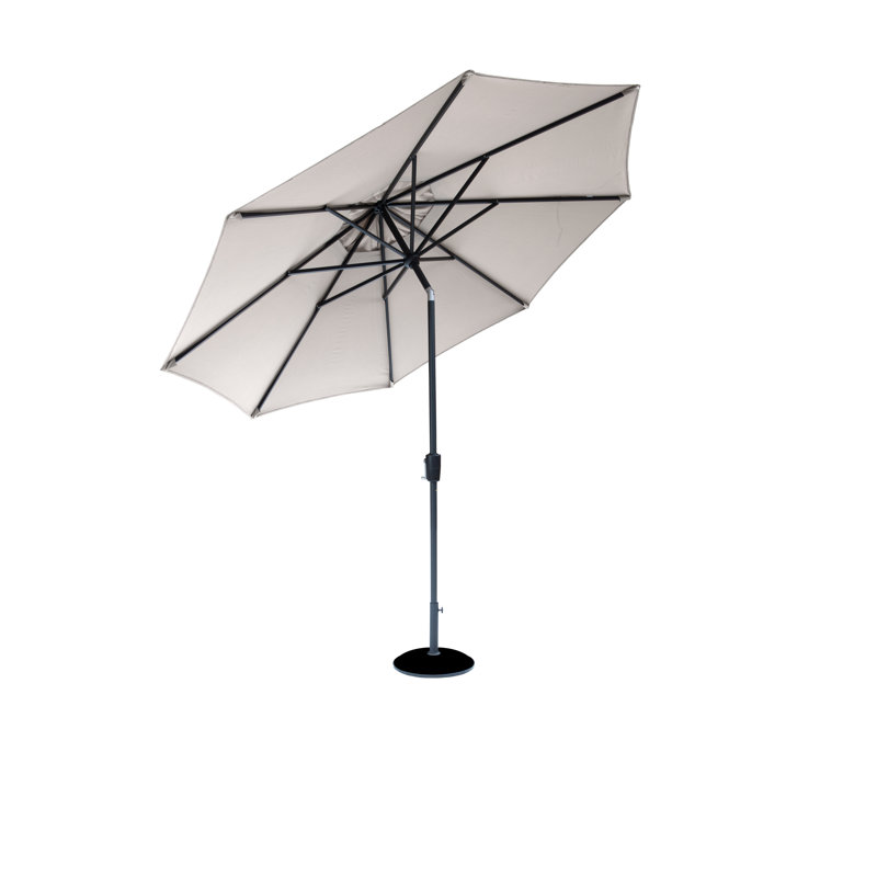 Daphne Elizabeth 3m Parasol, Mouse Grey