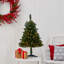 Arbre de Noël artificiel épinette verte et cachemire d'aspect réaliste-629872677