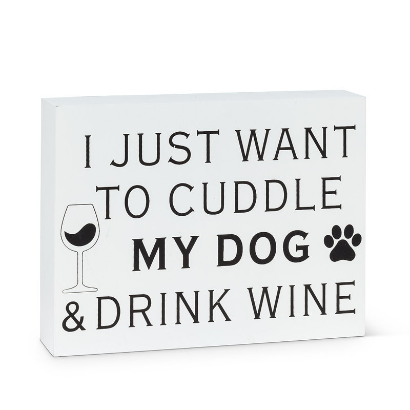 Plaque Gunn Cuddle My Dog