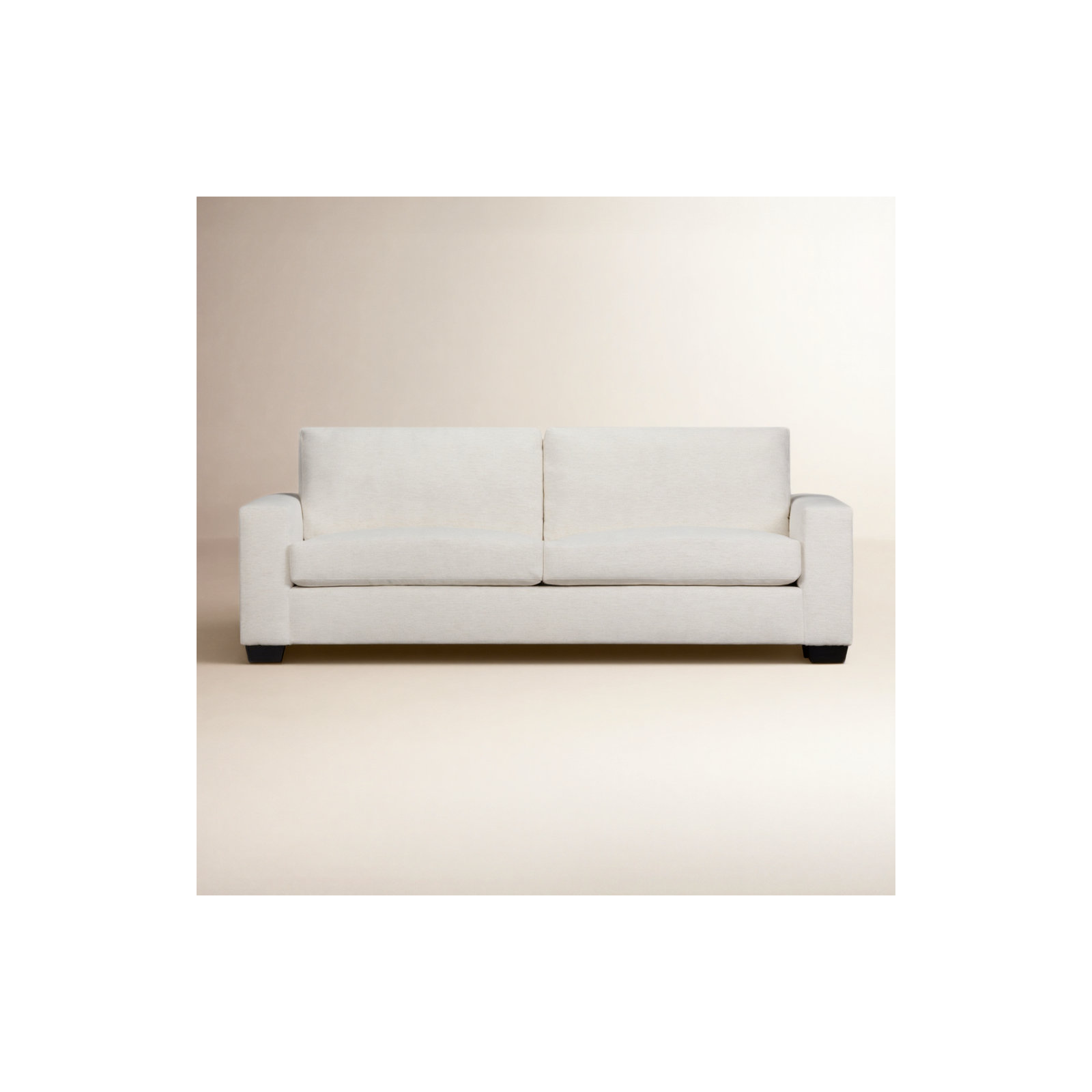 Jonie 91" Upholstered Queen Sleeper Sofa, Nomad Snow Crypton® Chenille