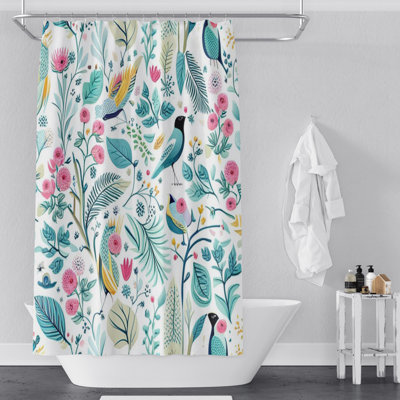 Cloyse Floral Shower Curtain